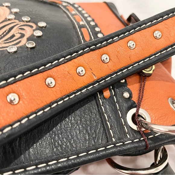 P&G Collection Faux Leather Western Horse Studs Handbag NWT SOLD AS IS - Picture 12 of 16